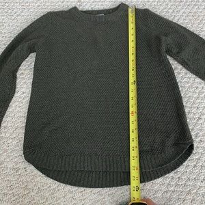 Pink Clover Dark Green Crew Neck Sweater